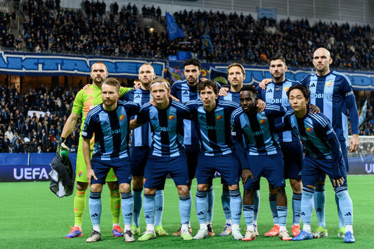 goalkeeper Oscar Jansson, Adam Ståhl, Deniz Hummet, Daniel