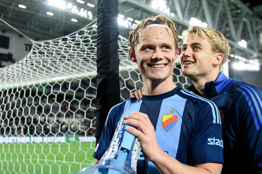 Tobias Gulliksen and Oskar Fallenius of Djurgården