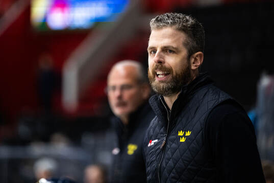 Head coach Ulf Lundberg of Sweden