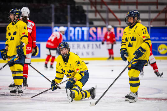 Linnéa Andersson, Ebba Hedqvist and Maja Nylén-Persson of