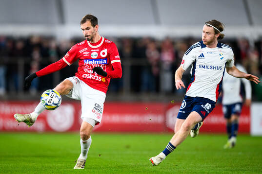 Degerfors Sebastian Ohlsson och Östers Daniel Ljung
