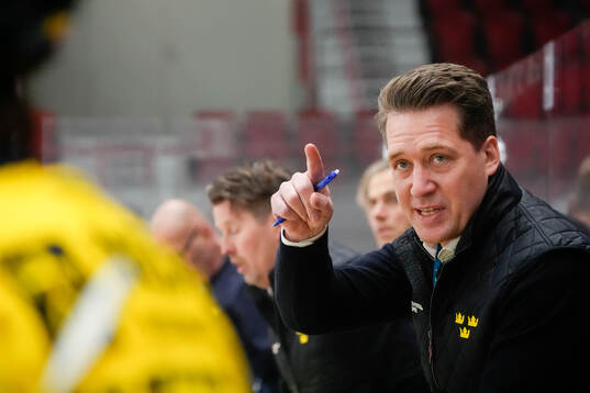 Head Coach Sam Hallam of Sweden
