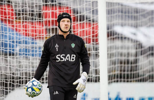 Brages målvakt Viktor Frodig