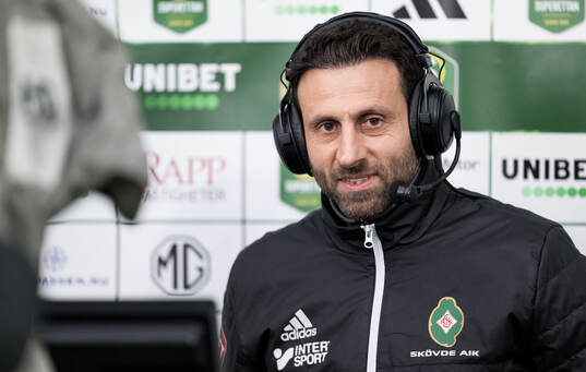 Skövde AIKs tränare Charbel Abraham