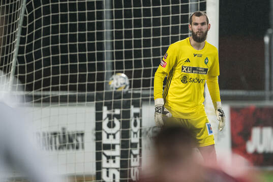 Skövde AIKs målvakt Markus Fröjd