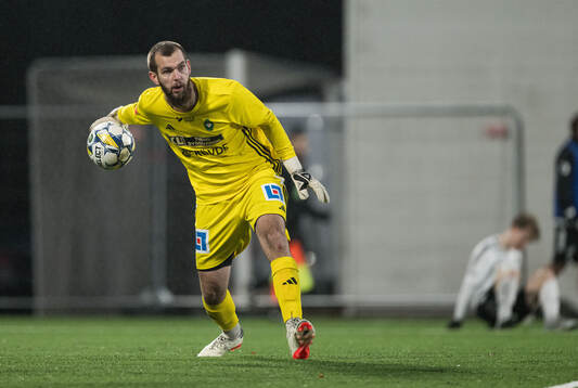Skövde AIKs målvakt Markus Fröjd