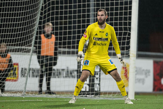 Skövde AIKs målvakt Markus Fröjd
