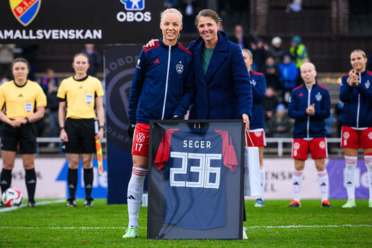 Rosengårds Caroline Seger hyllas