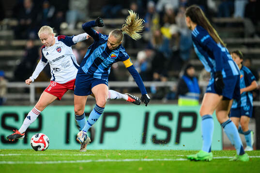 Rosengårds Anni Hartikainen och Djurgårdens Matilda Plan