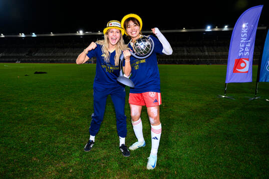 Rosengårds Momoko Tanikawa jublar med Kronprinsessan