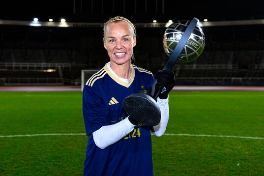 Rosengårds Caroline Seger jublar med Kronprinsessan