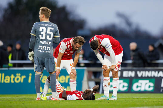Sandvikens IFs Mamadou Kouyate med skada