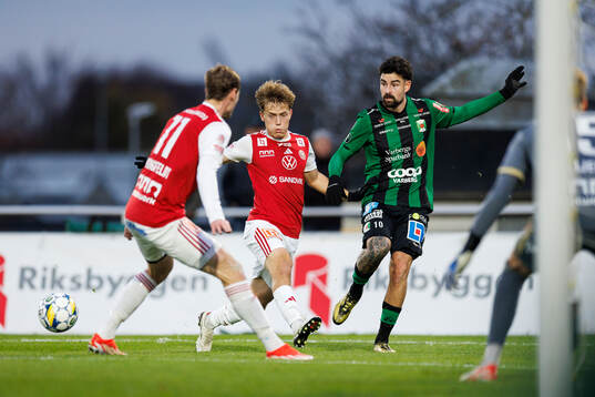 Sandvikens IFs Ludwig Malachowski Thorell och Varbergs