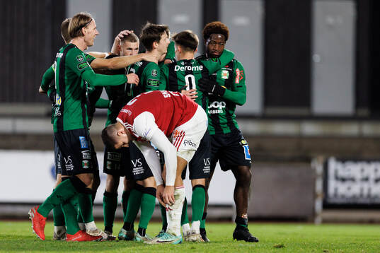 Varbergs Kevin Appiah Nyarko jublar