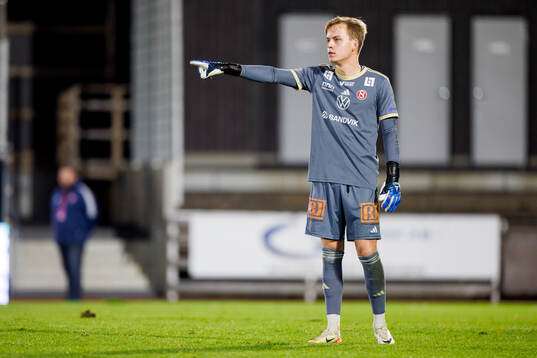 Sandvikens IFs målvakt Hannes Sveijer