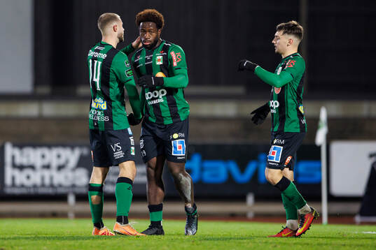 Varbergs Kevin Appiah Nyarko jublar