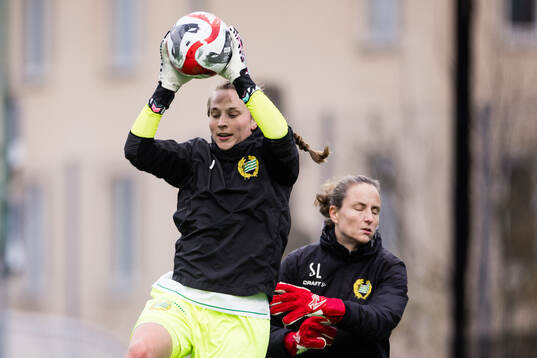 Hammarbys målvakt Anna Tamminen