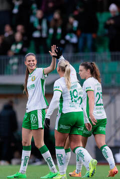 Hammarbys Bella Andersson jublar