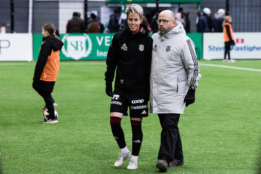 Piteås Cecilia Edlund och tränare Stellan Carlsson
