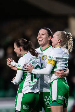 Hammarbys Emma Westin jublar