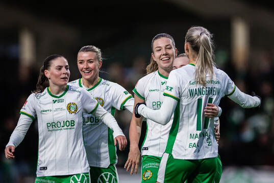 Hammarbys Emma Westin jublar