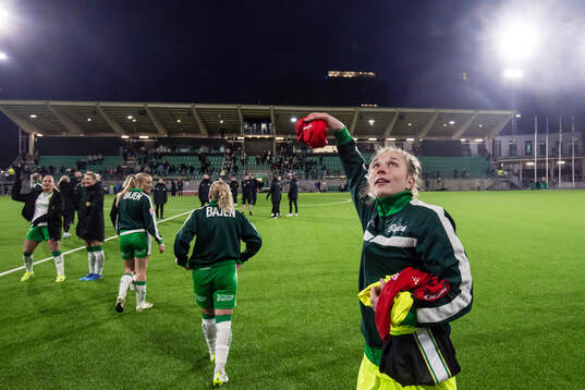 Hammarbys målvakt Anna Tamminen
