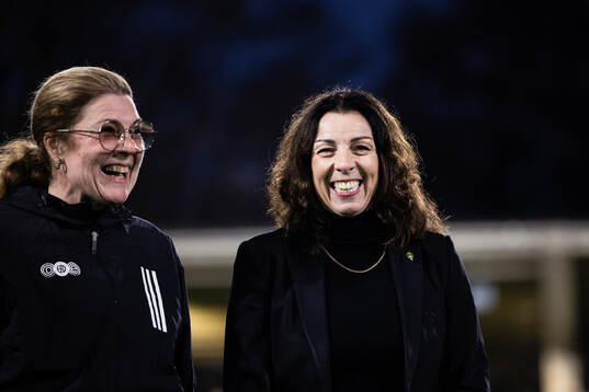 Svenska fotbollsförbundets Andrea Möllerberg