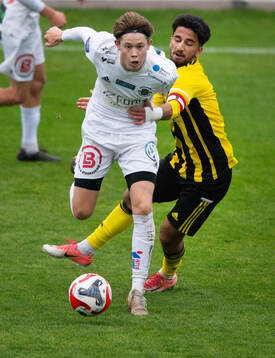 IFK Hässleholms Jan Alsalo i kvalmatchen till div. 1
