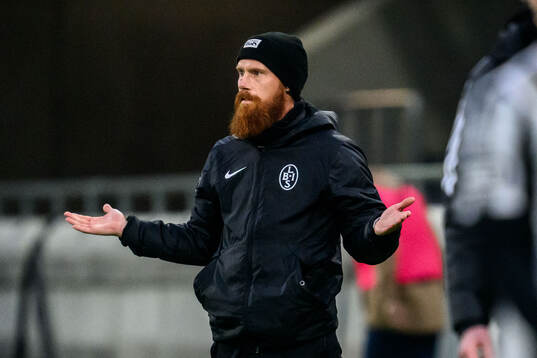 Landskronas tränare Max Mölder