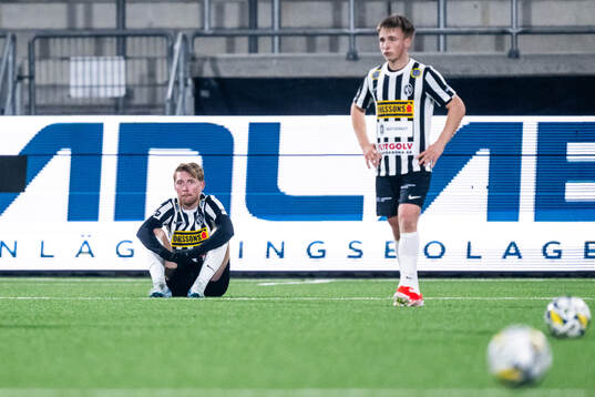 Landskronas Adam Egnell och Constantino Capotondi deppar