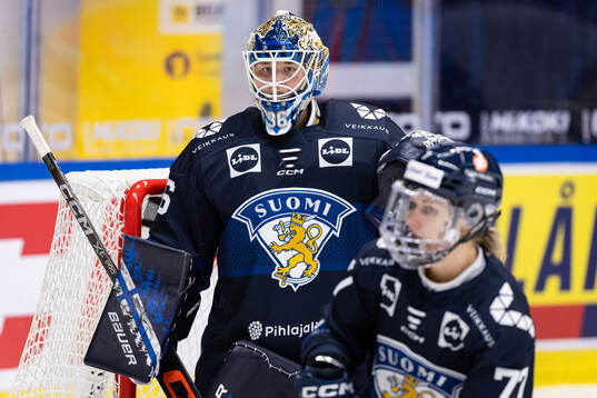 Goaltender Anni Keisala of Finland