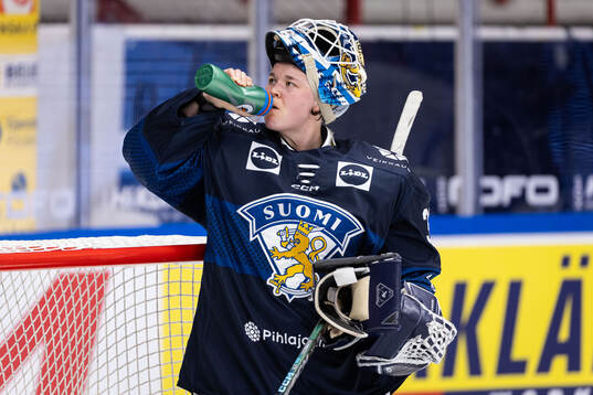 Finland goaltender Anni Keisala