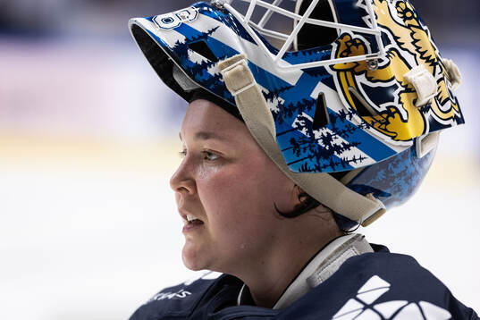 Finland goaltender Anni Keisala