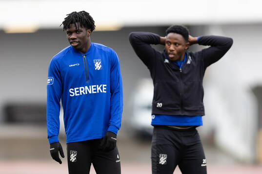 IFK Göteborgs Rockson Yeboah och Suleiman Abdullahi