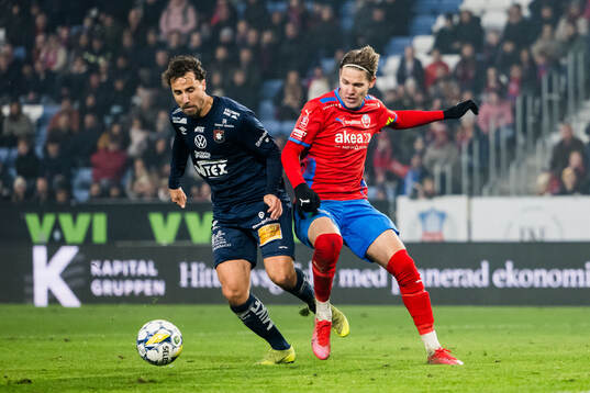 Örgrytes Daniel Paulson och Helsingborgs Taylor Silverholt