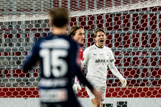 Helsingborgs målvakt Kalle Joelsson