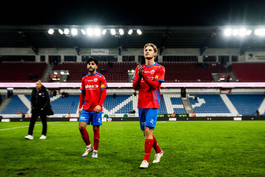 Helsingborgs Baker Amer och Daniel Bergman deppar