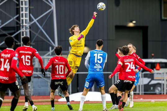 Trelleborgs målvakt Melker Ellborg