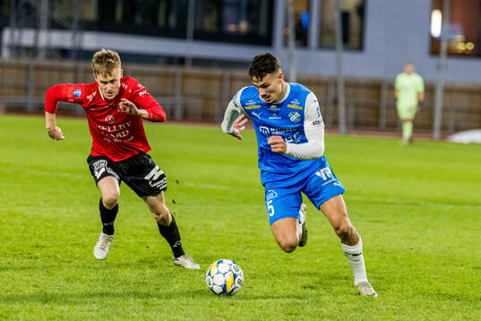 Oddevolds Assad Al Hamlawi och Trelleborgs Abbe Rehn