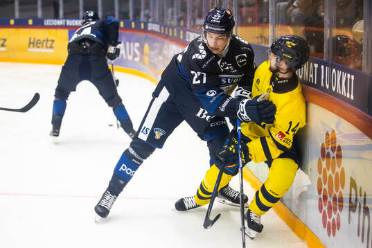 Santtu Kinnunen of Finland and Oskar Lang of Sweden