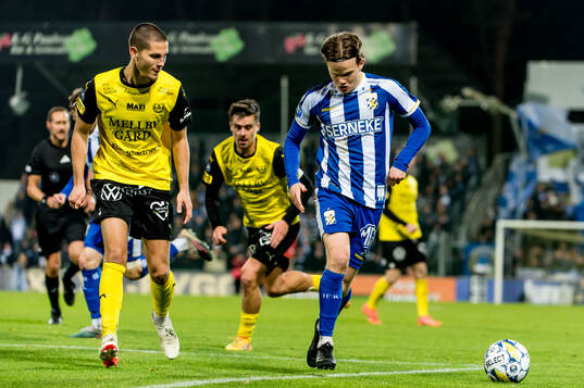Mjällbys Rasmus Wikström och IFK Göteborgs Kolbeinn