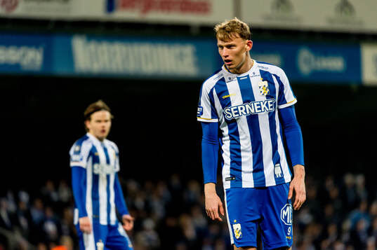 IFK Göteborgs Laurs Skjellerup deppar