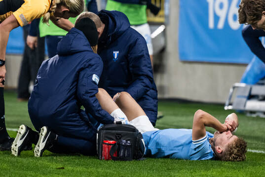 Malmö FFs Hugo Bolin får vård