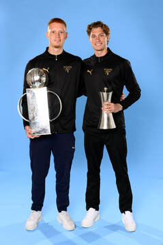 Malmö FFs målvakt Joakim Persson och William Nieroth