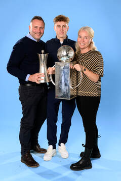 Malmö FFs Hugo Bolin med familj