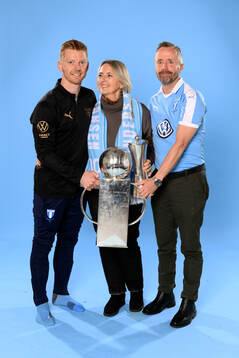 Malmö FFs Anders Christiansen med familj
