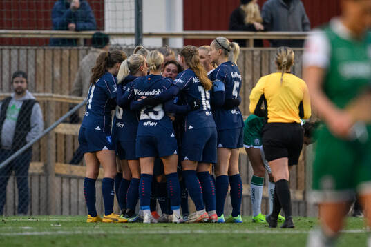 Malmö FFs spelare jublar tillsammans