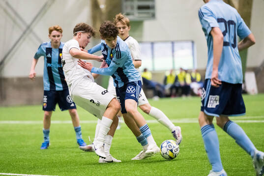Vikings Sander Dahle och Djurgårdens Alexander Lindgren