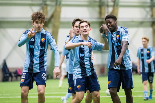 Djurgårdens Mian Lalic jublar