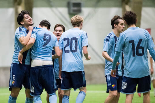 Djurgårdens Mario Amini jublar